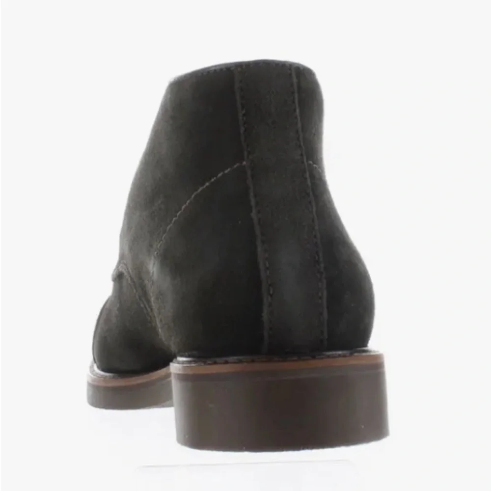 MARC JOSEPH NEW YORK 'Lenox Ave' Olive Suede Ankle Boots